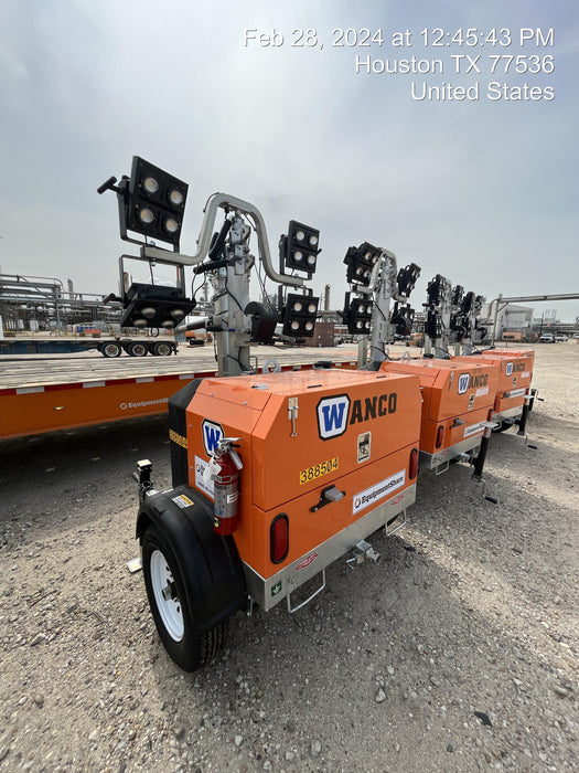 2024 Wanco WLTT-4MM4K Diesel, Deep Sea Controller, Shore Power Plug, Auto Start, (4) 350W LED Floodlights, 4kW Generator, 60 Gal Fuel Tank, 2" Ball, T3