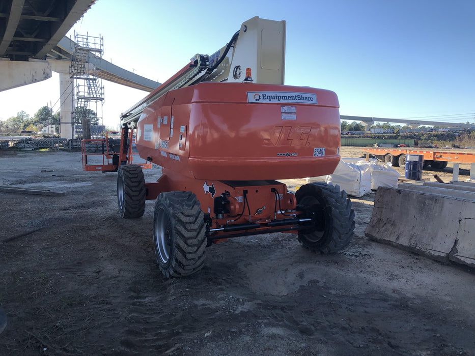 2020 JLG 860SJ Deutz Diesel Engine, FF Tires, Rotating Beacon, Panel Cradle Package