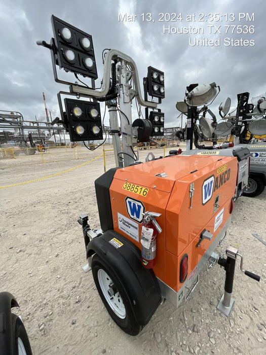 2024 Wanco WLTT-4MM4K Diesel, Deep Sea Controller, Shore Power Plug, Auto Start, (4) 350W LED Floodlights, 4kW Generator, 60 Gal Fuel Tank, 2" Ball, T3