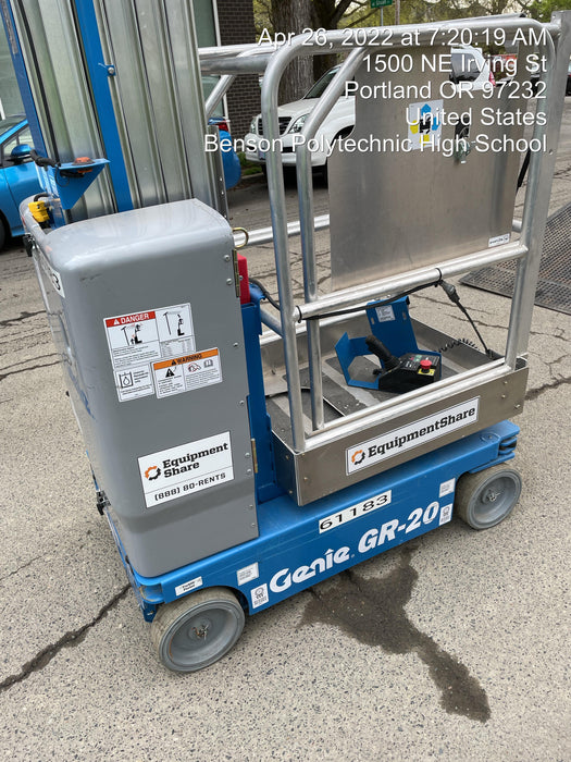 2019 GENIE GR-20
