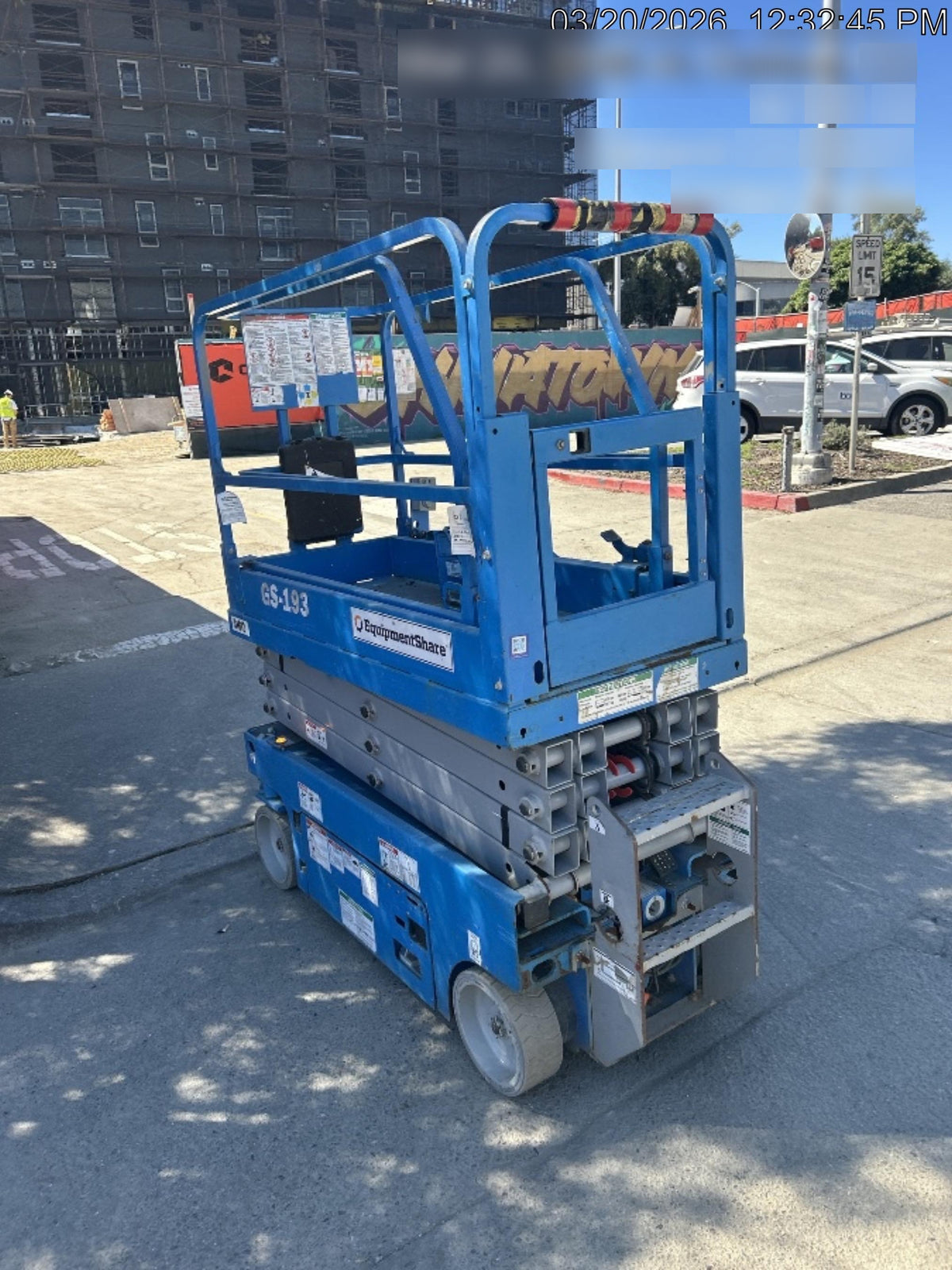 2019 Genie GS-1930 Half Height Swing Gate, 800W Inverter