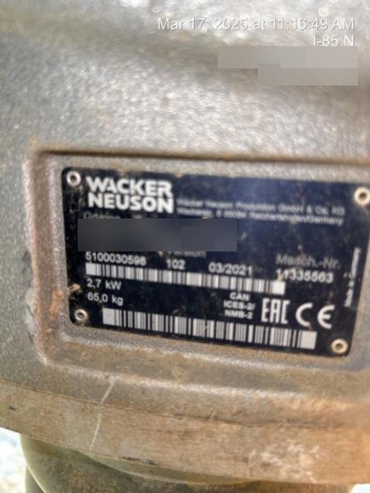 2021 WACKER NEUSON BS50-4As