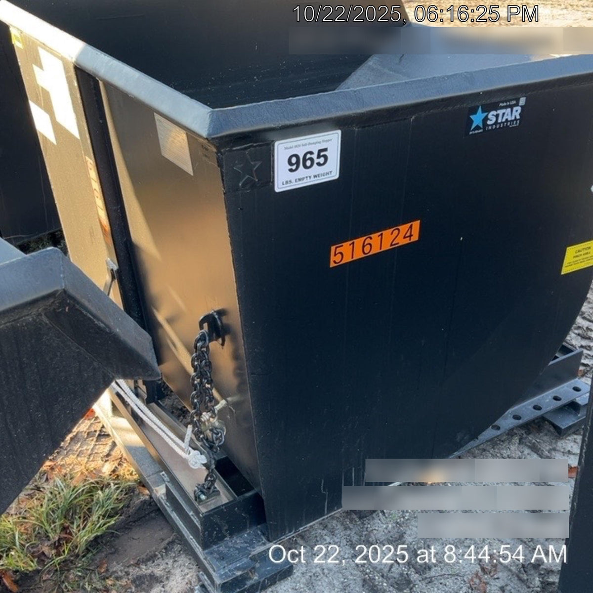 2025 STAR INDUSTRIES M-1820 - Self-Dump Hopper
