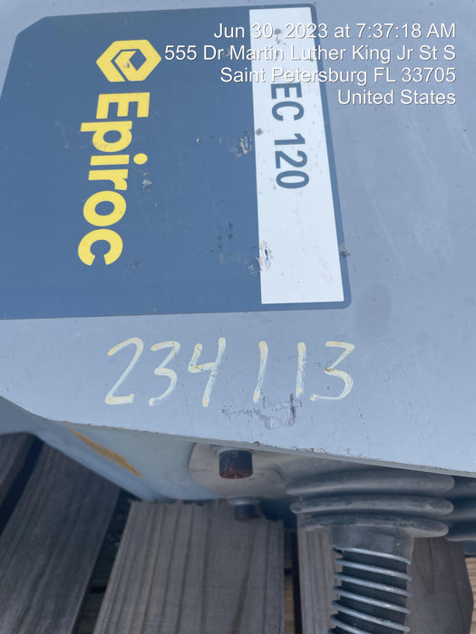2022 EPIROC EC120T