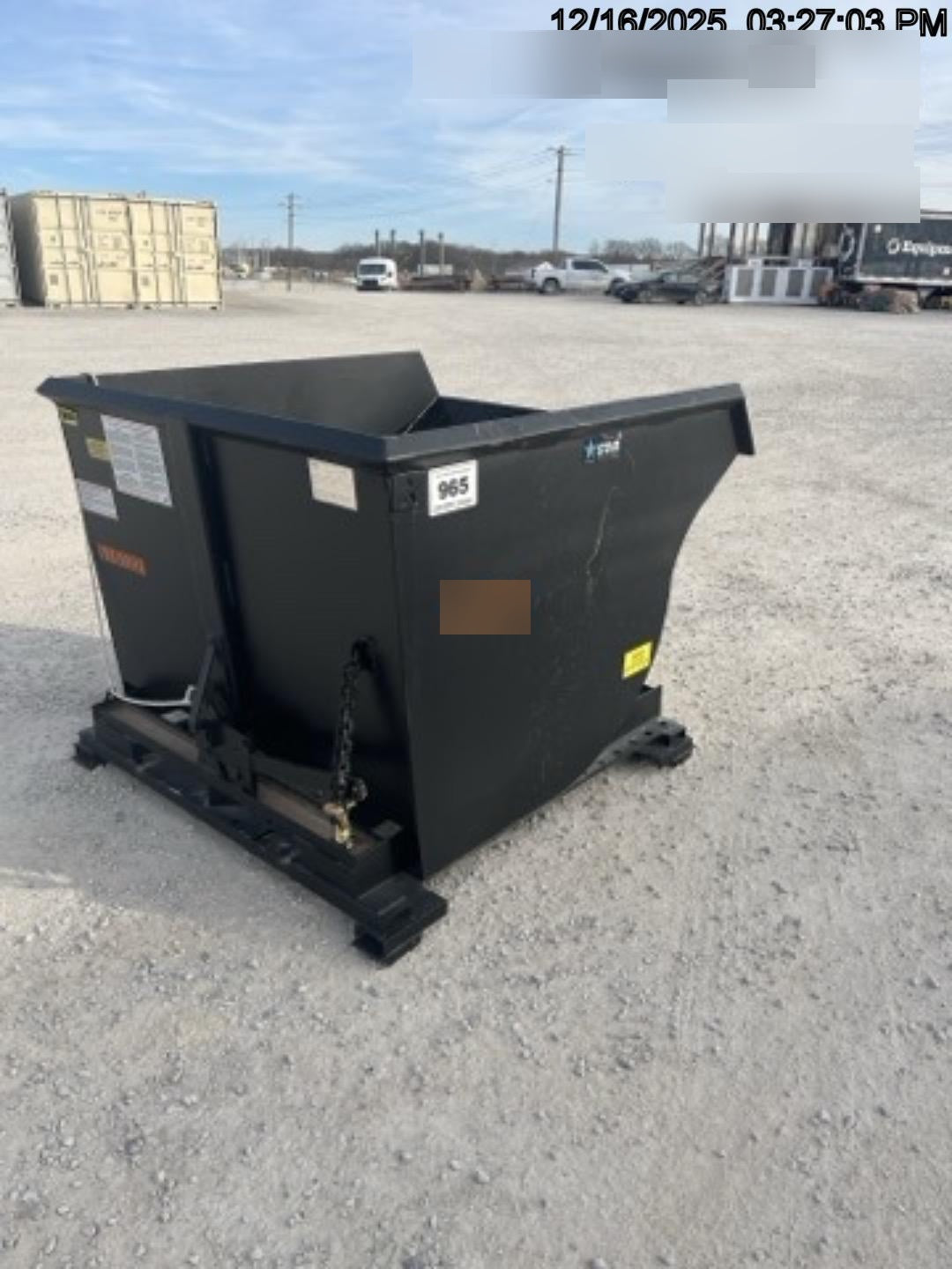 2025 STAR INDUSTRIES M-1820 - Self-Dump Hopper