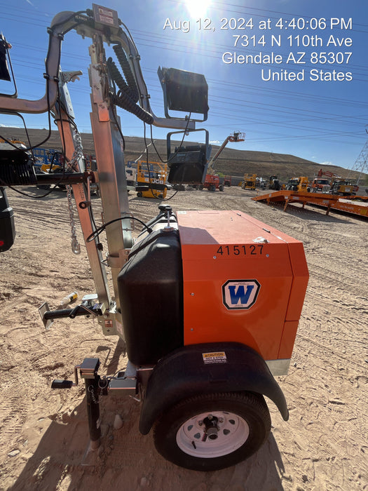 2024 Wanco WLTT-4MM4K Diesel, Deep Sea Controller, Shore Power Plug, Auto Start, (4) 350W LED Floodlights, 4kW Generator, 60 Gal Fuel Tank, 2" Ball, T3