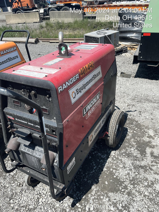 2024 Lincoln Electric Ranger 305 LPG Ranger 305 LPG, Undercarriage, Tank Holder & Strap, 10kw AC Gen, 25hp Kohler LPG Eng