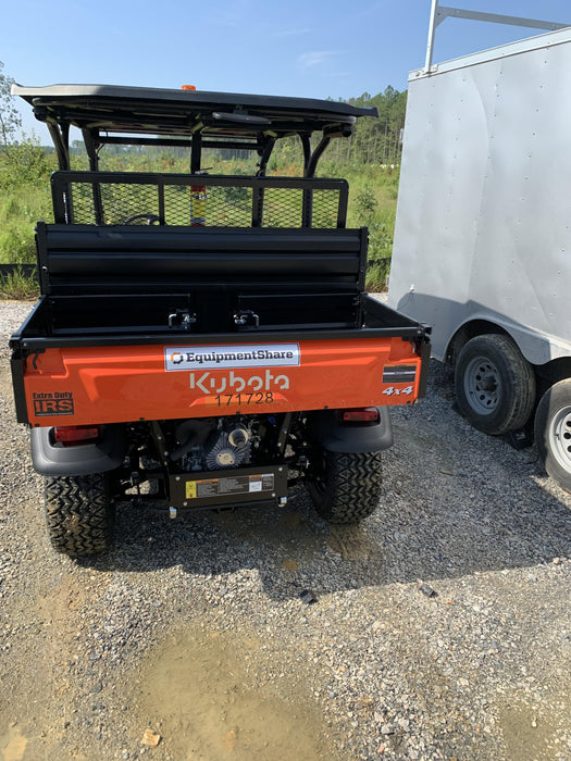 2021 Kubota RTV-X1140W-H Plastic Canopy, Windshield Acrylic Clear, LED Strobe Light, Wire Harness Kit, Back up Alarm