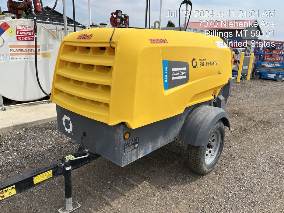 2023 ATLAS COPCO XAS188 CWK