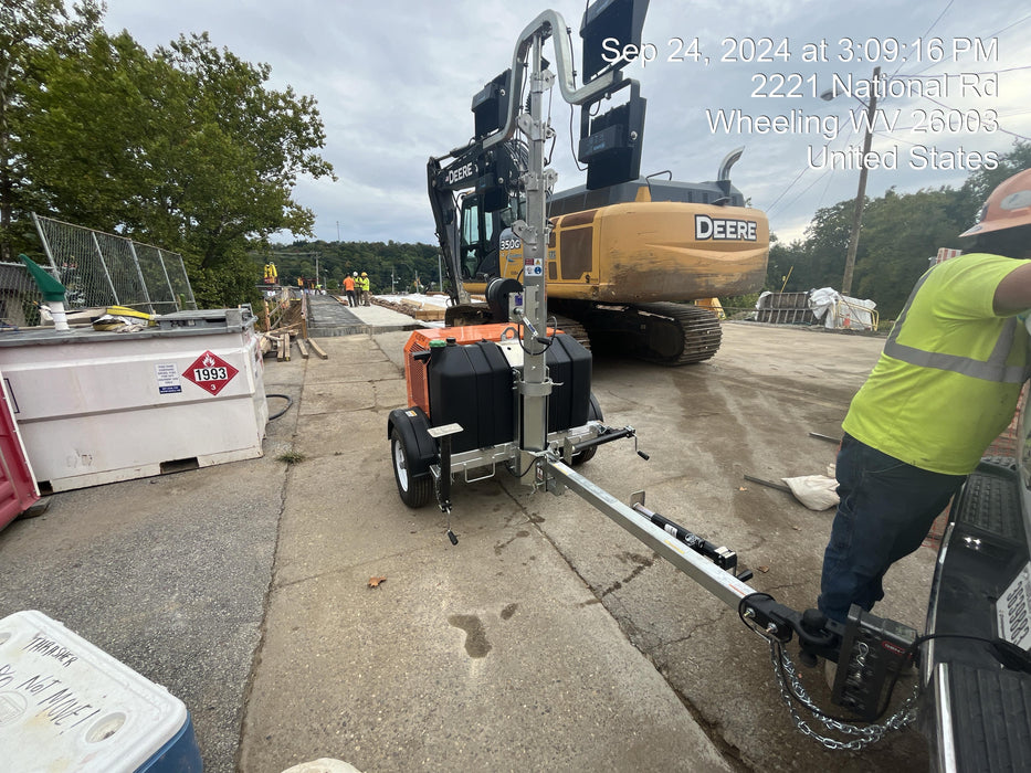 2024 Wanco WLTT-4MM4K Diesel, Deep Sea Controller, Shore Power Plug, Auto Start, (4) 350W LED Floodlights, 4kW Generator, 60 Gal Fuel Tank, 2" Ball, T3