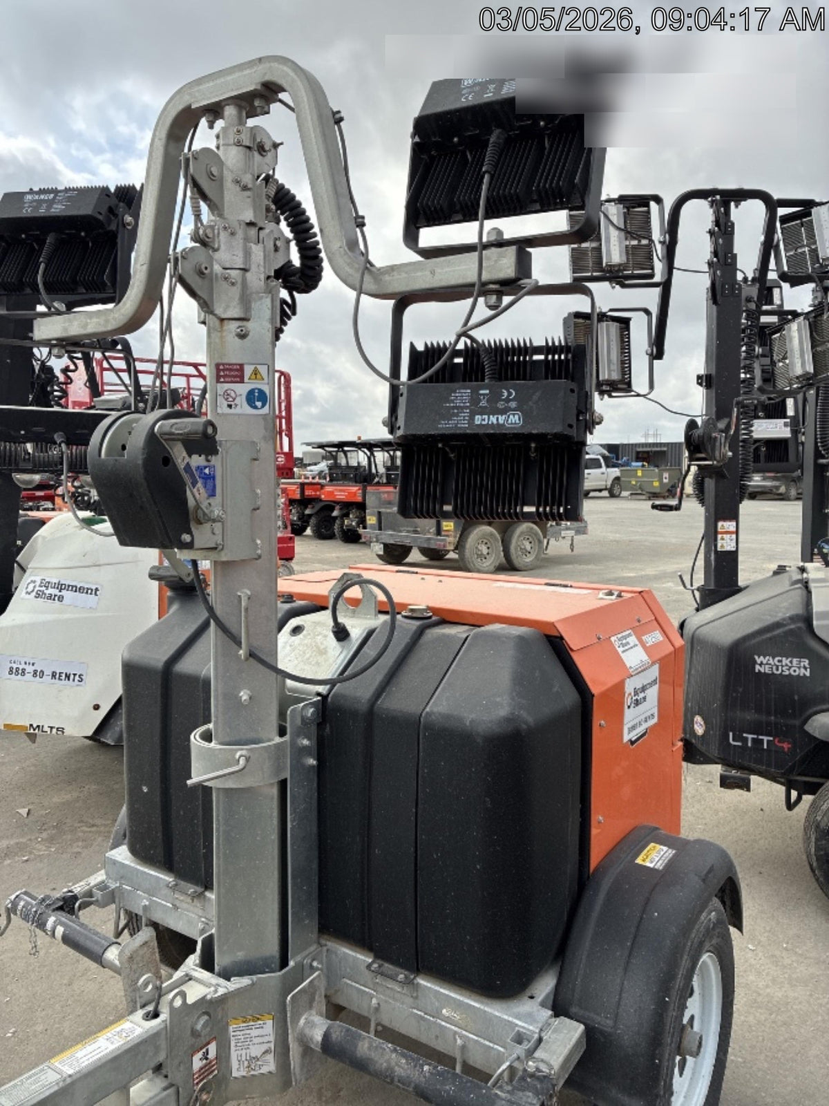 2024 Generac MLT2 Diesel, Flex Switch 120V Input, Powerzone Controller, 
(4) 320W LED Lights, 4kW Generator, 39.9 Gal Fuel Tank, 2" Ball, T3