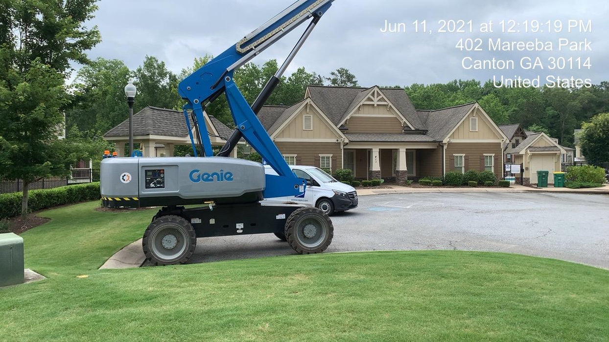 2020 Genie S-85 XC FF Tires, Beacon, 12kw Generator