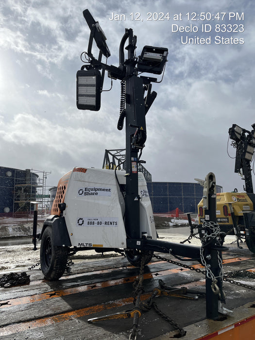 2023 Generac MLT2 Diesel, Flex Switch 120V Input, Powerzone Controller, (4) 320W LED Lights, 4kW Generator, 39.9 Gal Fuel Tank, 2" Ball, T3