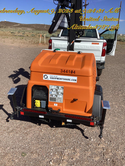 2023 Generac MLT2 Diesel, Flex Switch 120V Input, Powerzone Controller, (4) 320W LED Lights, 4kW Generator, 39.9 Gal Fuel Tank, 2" Ball, T3