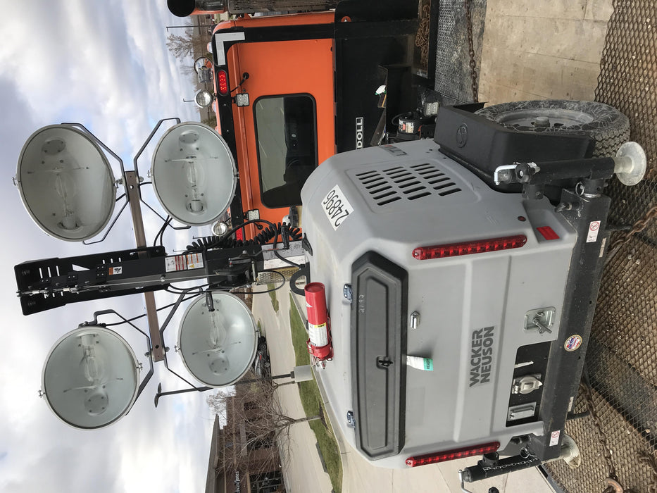 2019 Wacker Neuson LTV6L-MH Wacker Neuson LTV6L Mobile Light Tower w/Fuel Level Sensor Installed