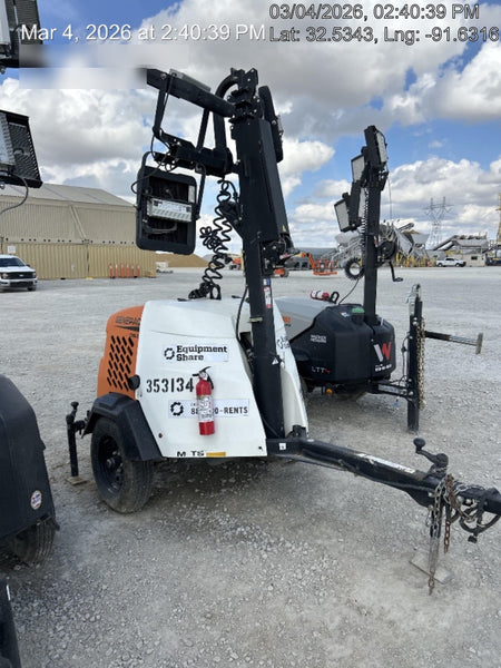 2023 Generac MLT2 Diesel, Flex Switch 120V Input, Powerzone Controller, (4) 320W LED Lights, 4kW Generator, 39.9 Gal Fuel Tank, 2" Ball, T3