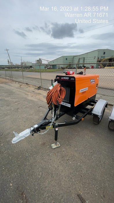 2022 Lincoln Electric LE400 Kubota V1505, Trlr, Cable Rack, Light Kit, ES Decals, T3