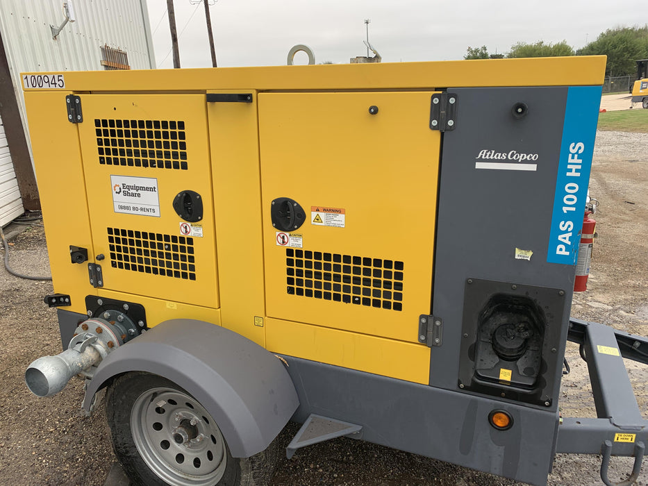 2020 ATLAS COPCO PAS 100 HF CS Enclosed
