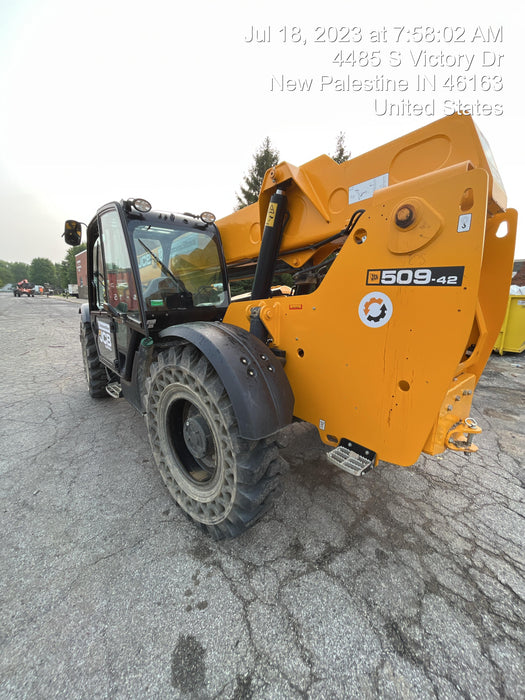 2020 JCB 509-42 Cab/Heat/Air, Solid Tires, Work Lights, Beacon, Aux Hydraulics, Back up Alarm, Lifting Eye, ES Decals