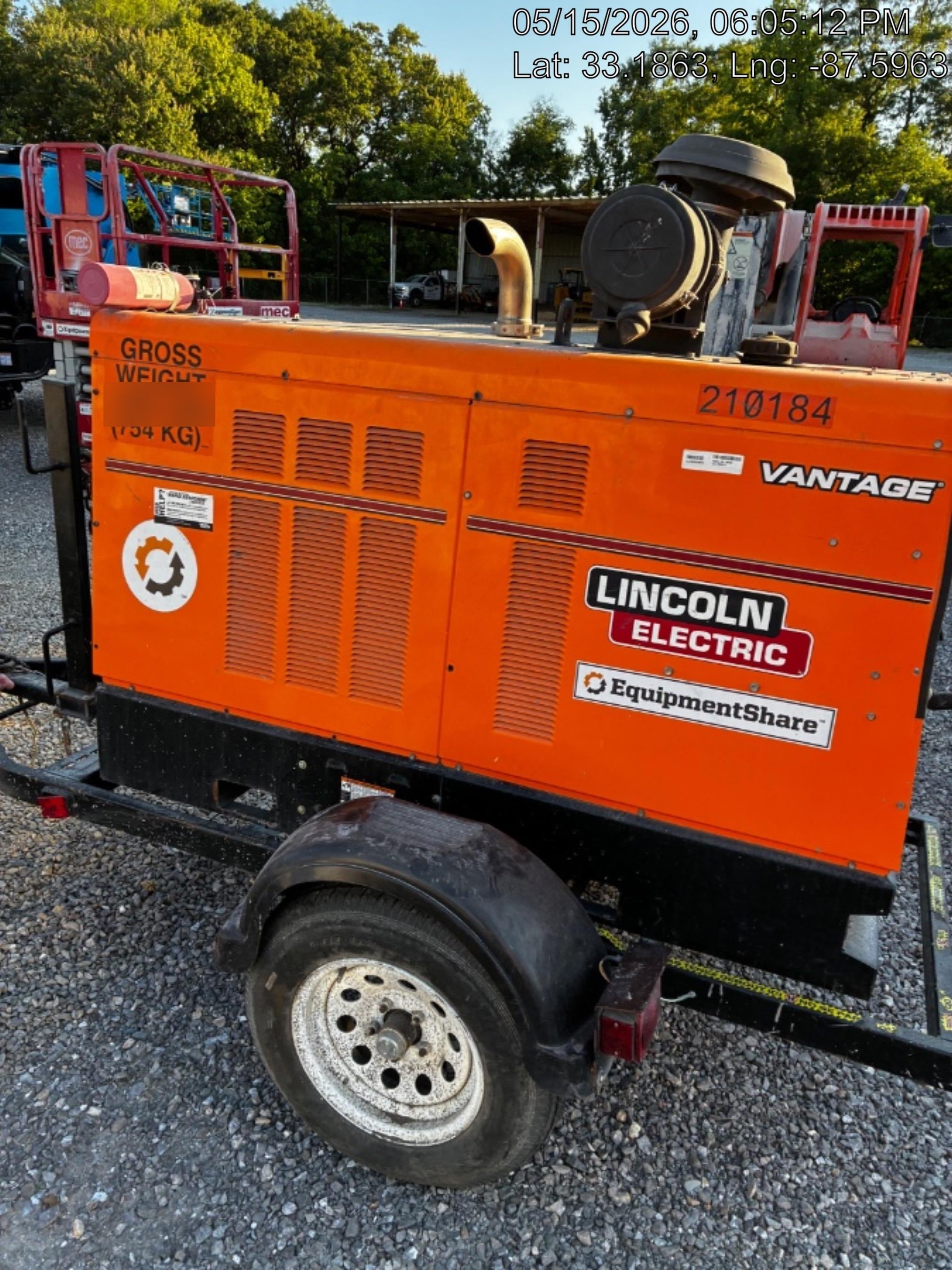 2022 Lincoln Electric Vantage 549X VANTAGE 549X READY-PAK 3