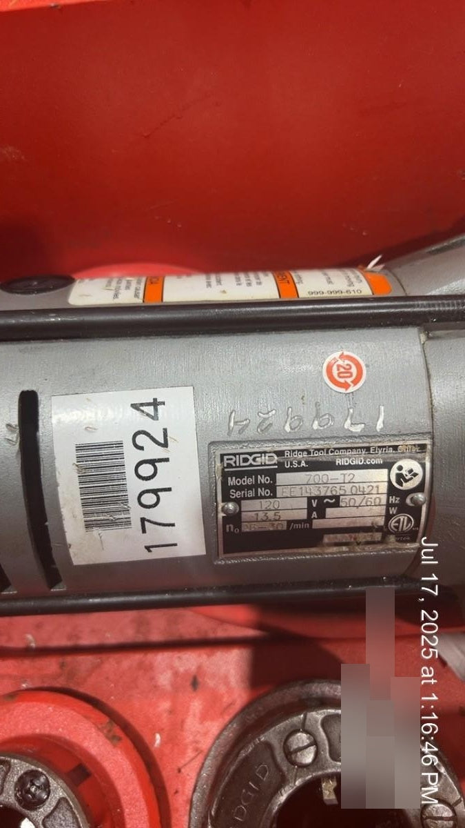 2021 RIDGID 700