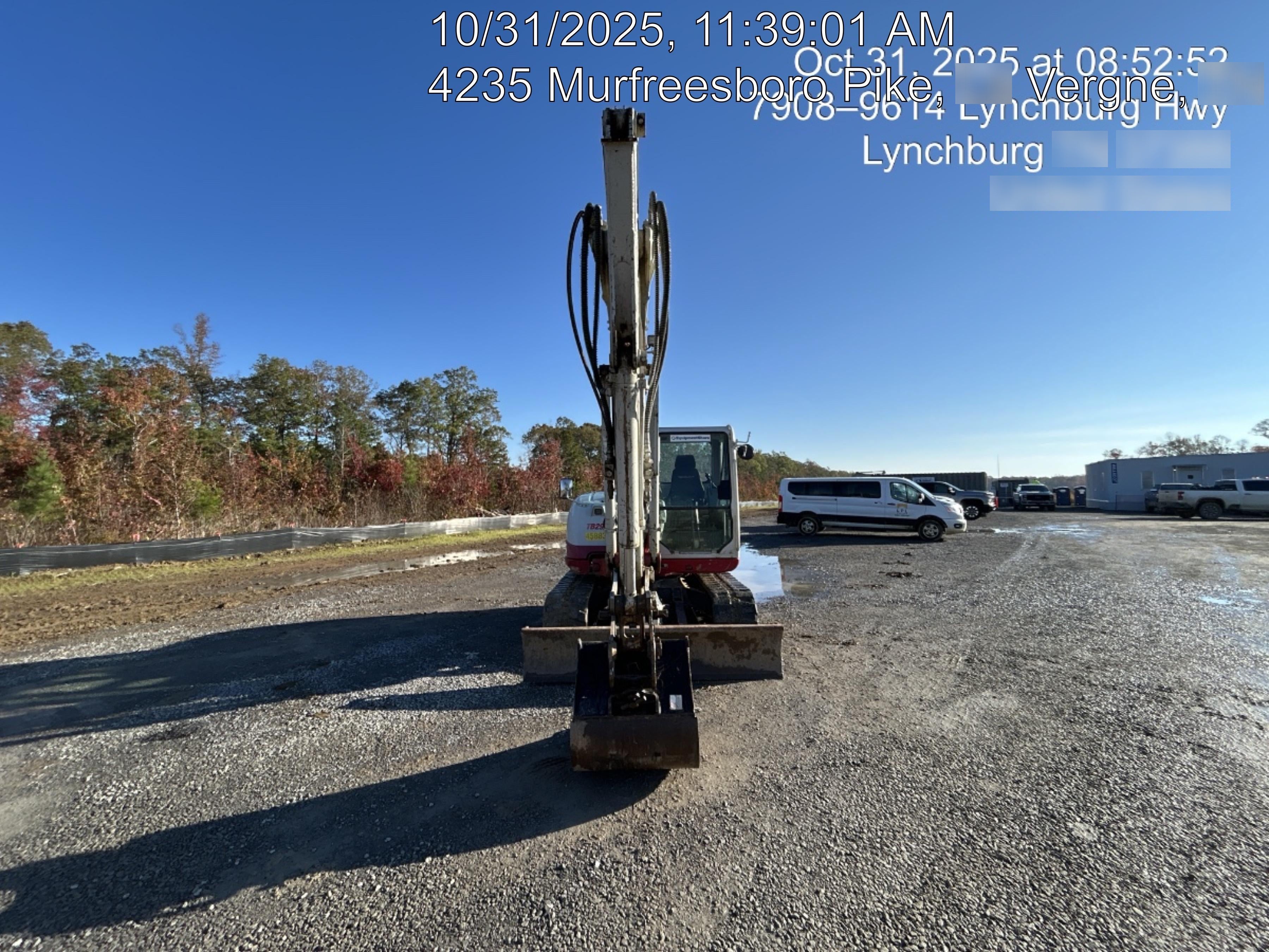 2019 Takeuchi TB290 Cab/Heat/AC Rubber tracks, Dozer blade, Travel alarm, Auxiliary hydraulics w/Manual QC, Hydraulic thumb, 18", 24", and 36" Buckets