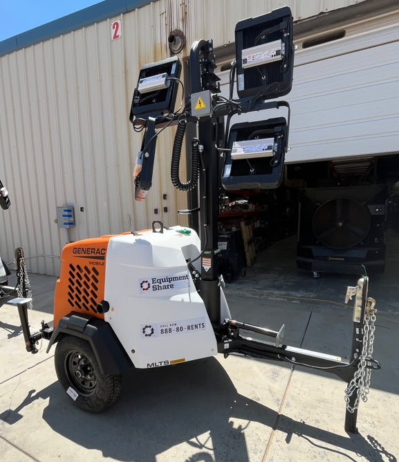 2023 Generac MLT2 Diesel, Flex Switch 120V Input, Powerzone Controller, (4) 320W LED Lights, 4kW Generator, 39.9 Gal Fuel Tank, 2" Ball, T3