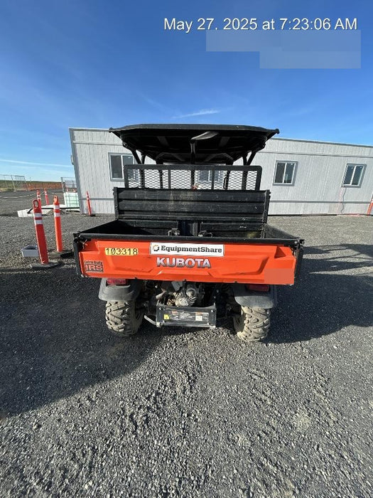 Kubota RTV-X1140W-H 4WD utility cart -LED strobe -Windshield tempered glass -Plastic canopy -Wire harness kit -Backup alarm