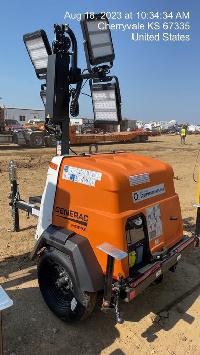 2023 Generac MLT2 Diesel, Flex Switch 120V Input, Powerzone Controller, (4) 320W LED Lights, 4kW Generator, 39.9 Gal Fuel Tank, 2" Ball, T3