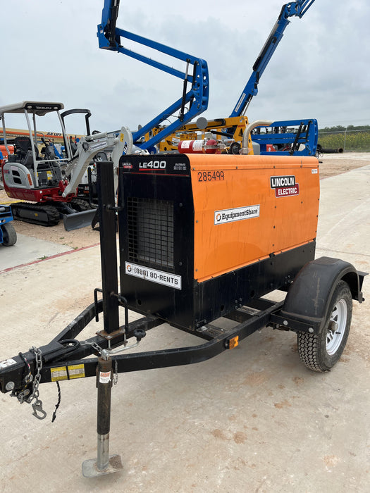 2022 Lincoln Electric LE400 Kubota V1505, Trlr, Cable Rack, Light Kit, ES Decals, T3