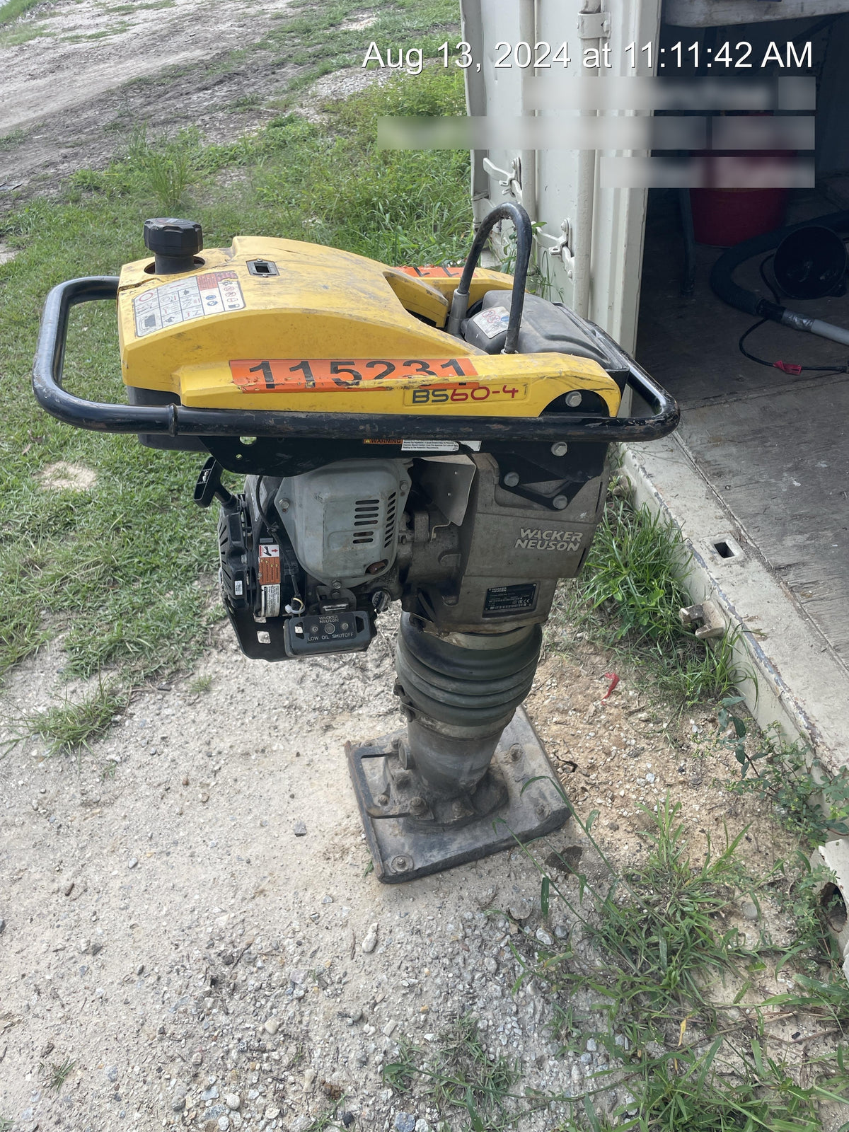 2020 WACKER NEUSON BS60-4As