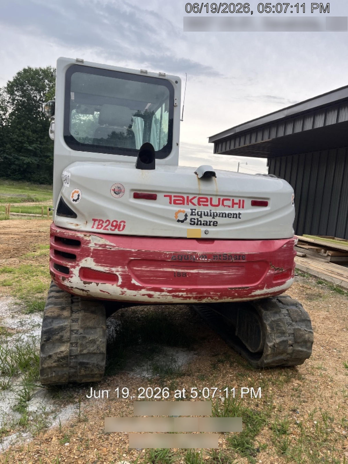 2021 TAKEUCHI TB290C