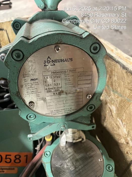 2025 JD NEUHAUS PROFI 1.5/3TI