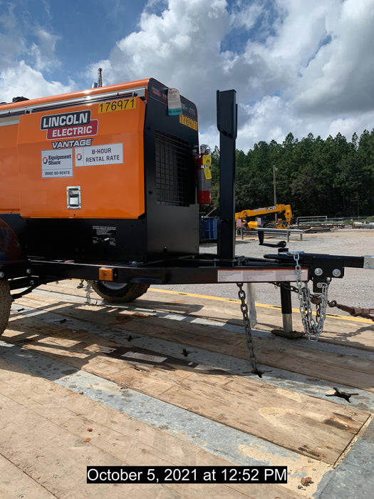 2021 Lincoln Electric Vantage 322 Vantage 322 Ready Pak 3 w/ Decals, ORANGE (includes trailer, cable rack, fender light kit) NO Telematics