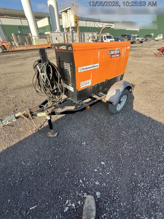 2023 Lincoln Electric LE400 Kubota V1505, Trlr, Cable Rack, Light Kit, ES Decals, T3