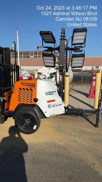 2023 Generac MLT2 Diesel, Flex Switch 120V Input, Powerzone Controller, (4) 320W LED Lights, 4kW Generator, 39.9 Gal Fuel Tank, 2" Ball, T3