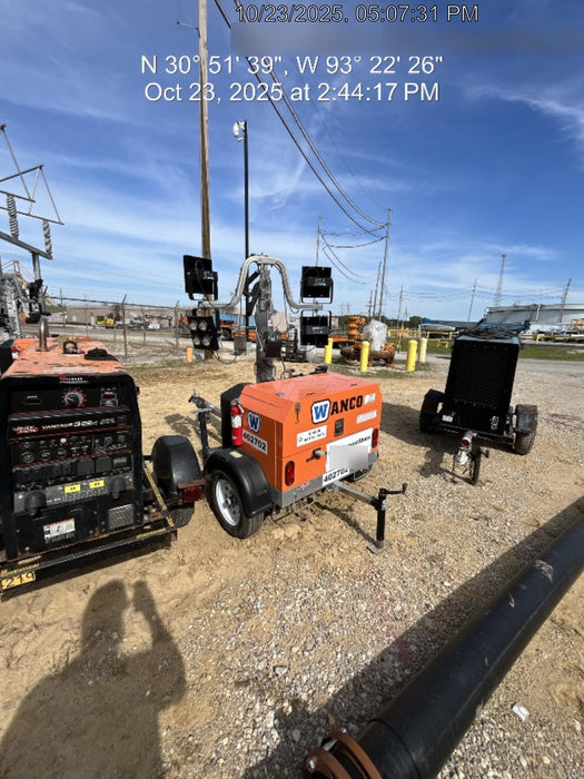 2024 Wanco WLTT-4MM4K Diesel, Deep Sea Controller, Shore Power Plug, Auto Start, (4) 350W LED Floodlights, 4kW Generator, 60 Gal Fuel Tank, 2" Ball, T3