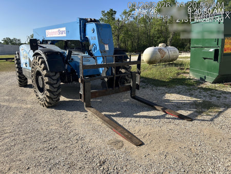 2018 Genie GTH-844 Genie GTH-844D w/Open ROPS, Solid Tires, Work Light/Beacon, 60" Carriage and Forks