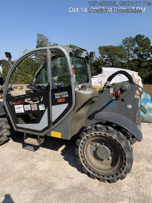 2018 Wacker Neuson TH627 Wacker Neuson TH627 Telehandler w/Canopy, Solid Tires, 48" Carriage and Forks