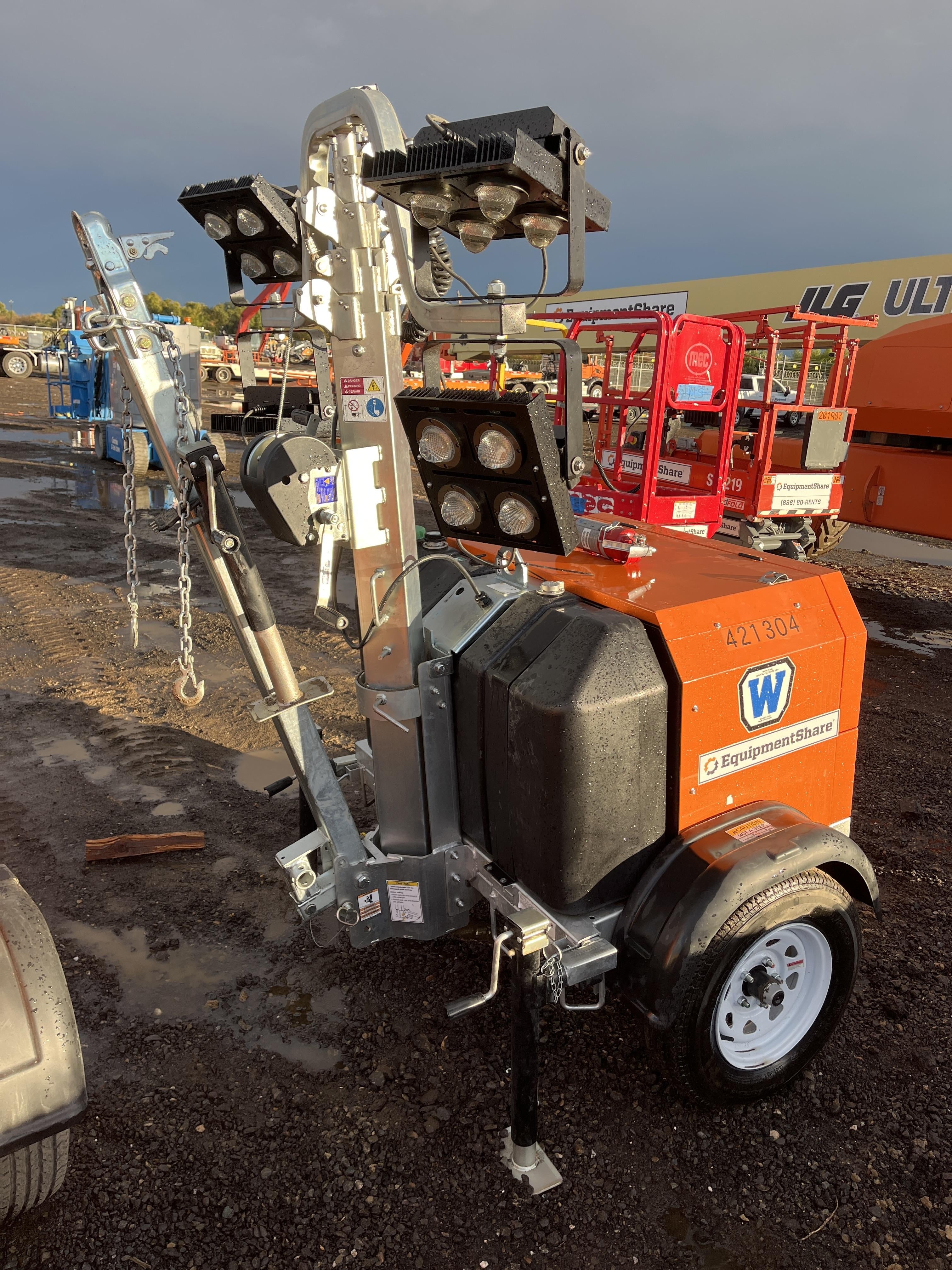 2024 Wanco WLTT-4MM4K Diesel, Deep Sea Controller, Shore Power Plug, Auto Start, (4) 350W LED Floodlights, 4kW Generator, 60 Gal Fuel Tank, 2" Ball, T3