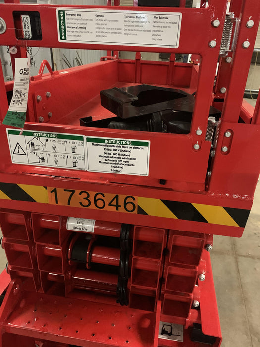 2021 Lgmg AS1932E Electric Drive, Solid Non Marking Tires, Dual Beacons