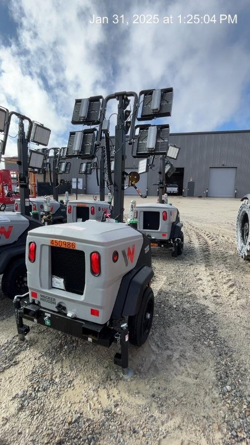 2024 Wacker Neuson LTT4 Diesel, Kohler KDW702, Deep Sea Controller, Auto Start, LED 320W, Bypass Outlet, T3