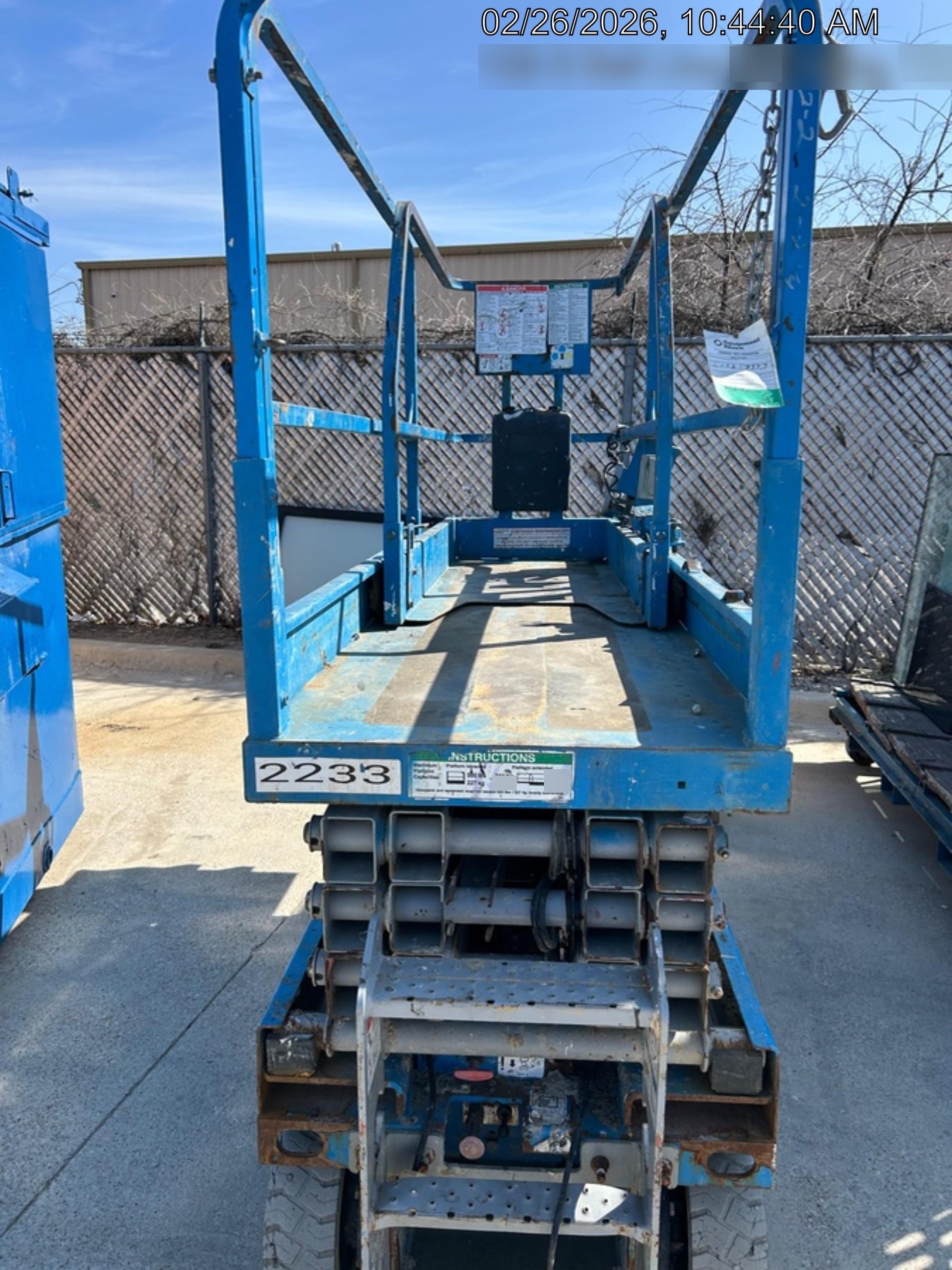 2016 Genie GS-1930 Genie GS1930 Scissor Lift