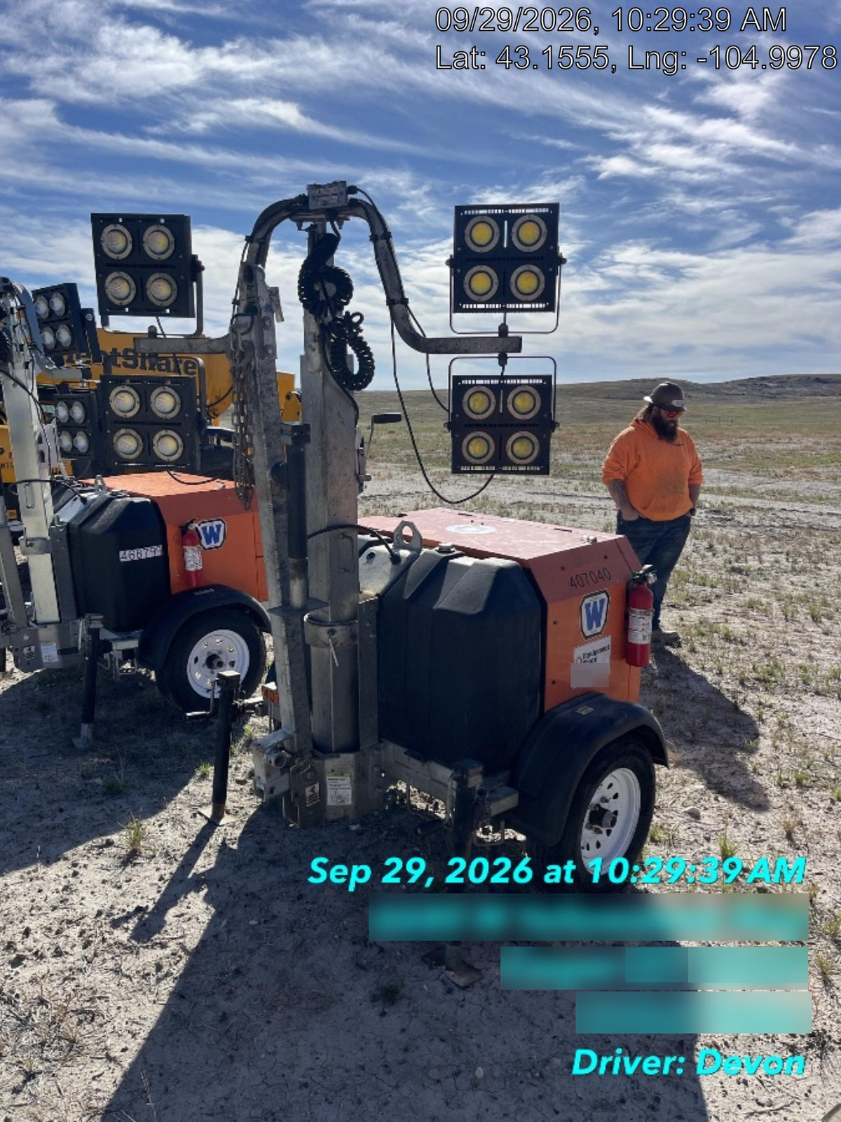 2024 Wanco WLTT-4MM4K Diesel, Deep Sea Controller, Shore Power Plug, Auto Start, (4) 350W LED Floodlights, 4kW Generator, 60 Gal Fuel Tank, 2" Ball, T3