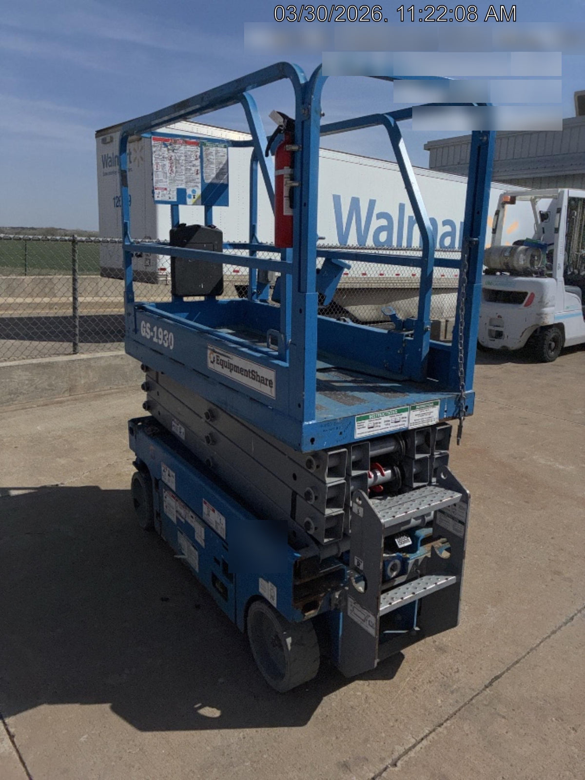 2019 Genie GS-1930 Fixed rails with chain Entry