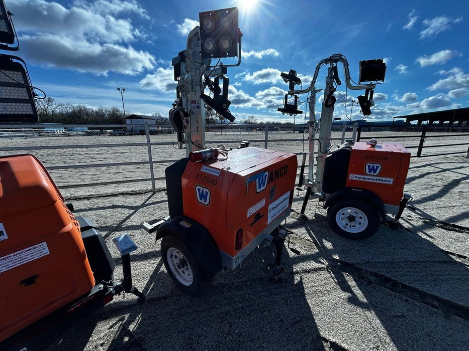 2024 Wanco WLTT-4MM4K Diesel, Deep Sea Controller, Shore Power Plug, Auto Start, (4) 350W LED Floodlights, 4kW Generator, 60 Gal Fuel Tank, 2" Ball, T3