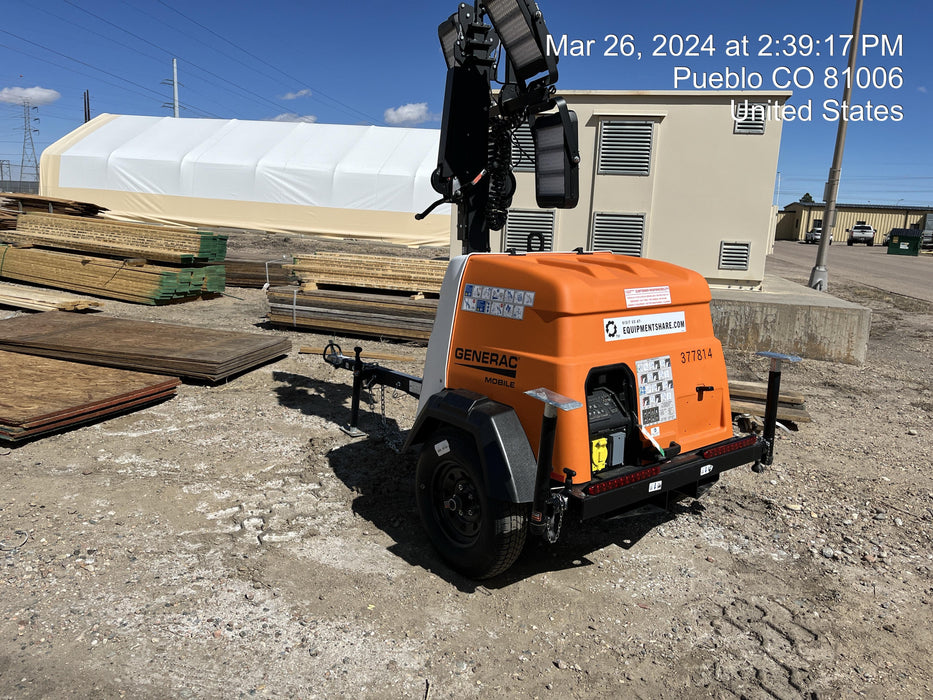 2023 Generac MLT2 Diesel, Flex Switch 120V Input, Powerzone Controller, 
(4) 320W LED Lights, 4kW Generator, 39.9 Gal Fuel Tank, 2" Ball, T3