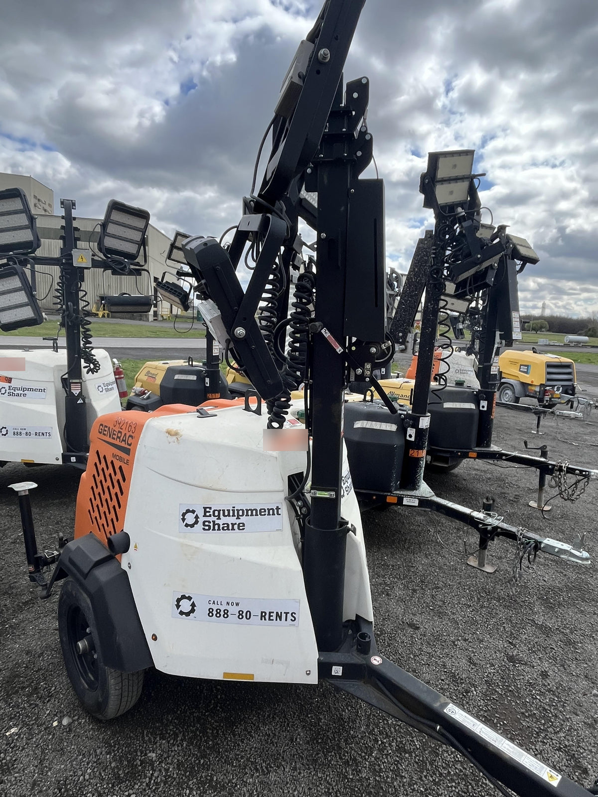 2024 Generac MLT2 Diesel, Flex Switch 120V Input, Powerzone Controller, 
(4) 320W LED Lights, 4kW Generator, 39.9 Gal Fuel Tank, 2" Ball, T3