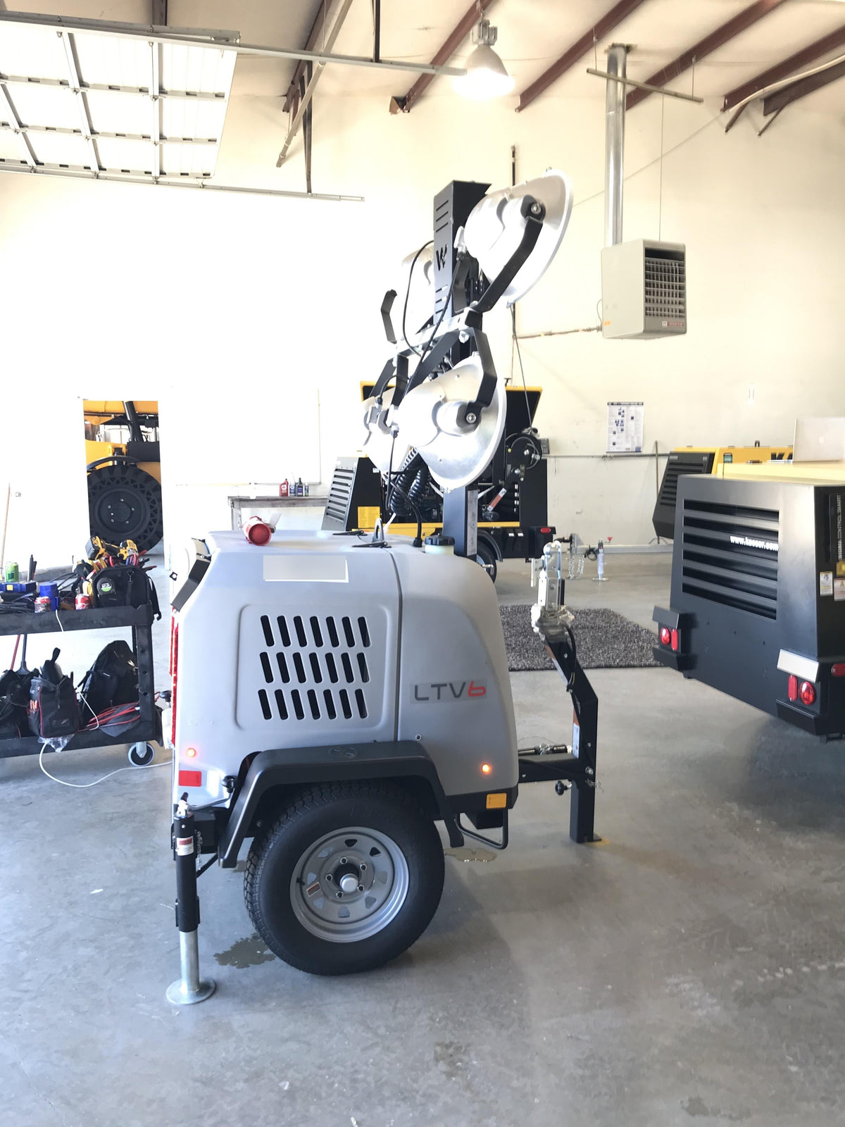 2019 Wacker Neuson LTV6L-MH Wacker Neuson LTV6L Mobile Light Tower w/Fuel Level Sensor Installed