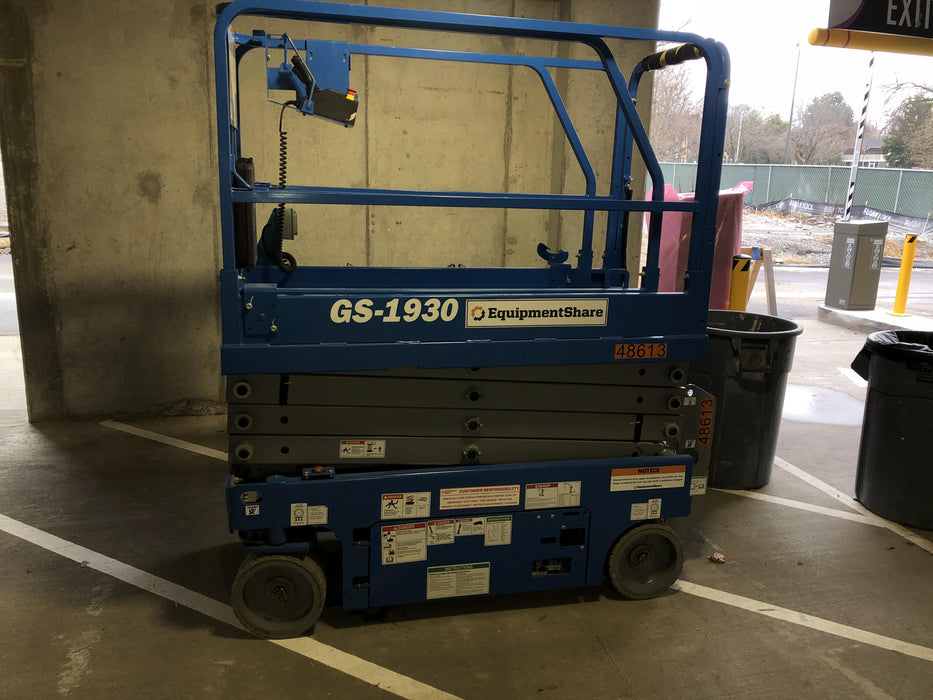 2019 Genie GS-1930 Fixed Rails with Chain Entry